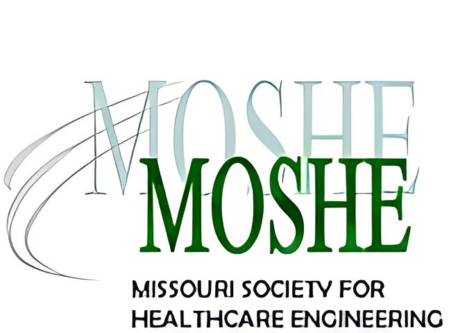 White background with the text "Missouri Society for Healthcare Engineering" written in bold black font